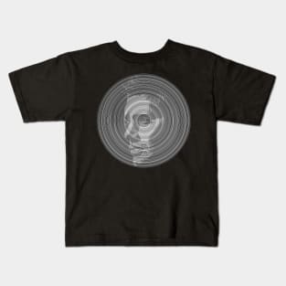 Dean Winchester - Vinyl Record inspired drawing Kids T-Shirt